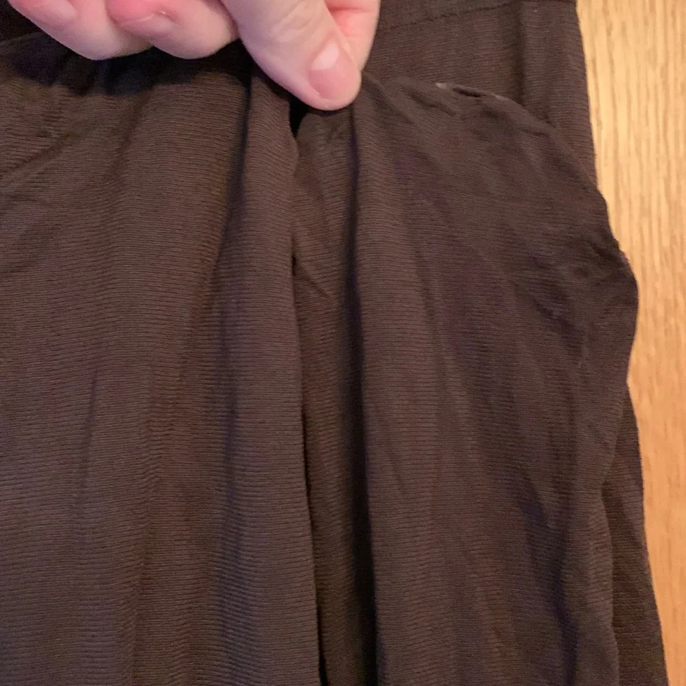 Brown opaque tights hosiery pantyhose nylon barely worn great condition medium